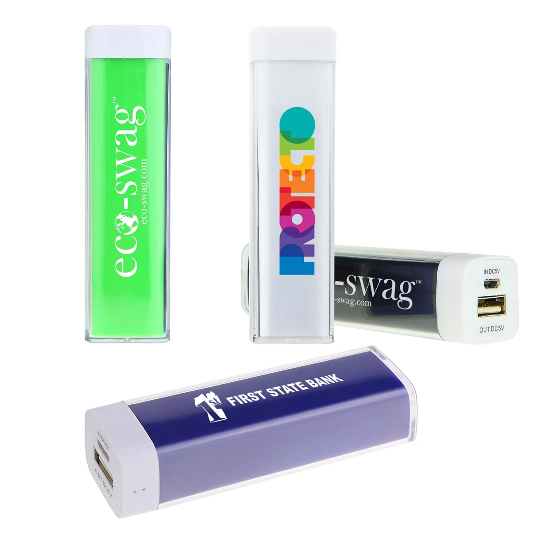 U.S Stock 2200mAh Popular Acrylic Power Bank 5