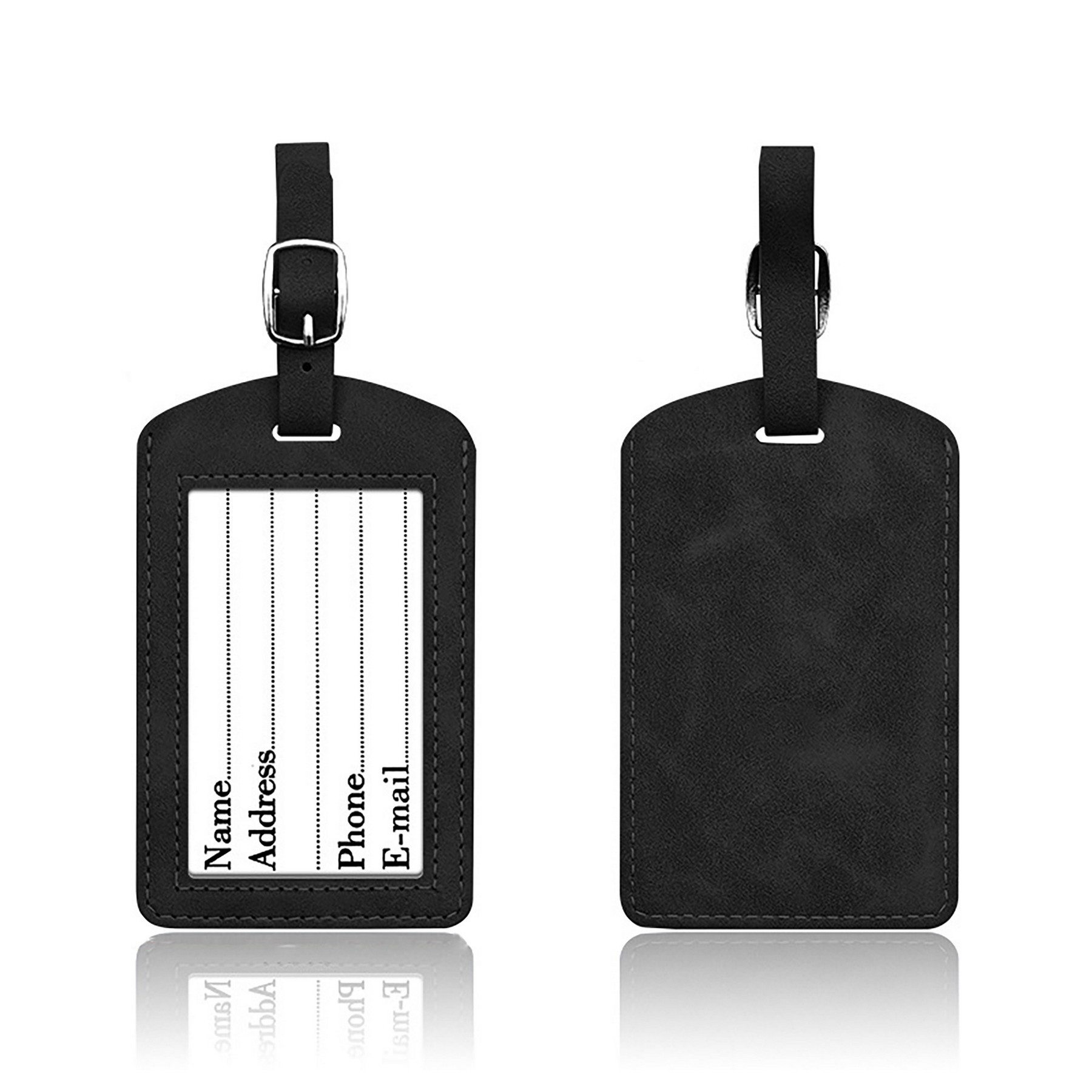 High-end Skin-friendly PU Luggage Tag 4