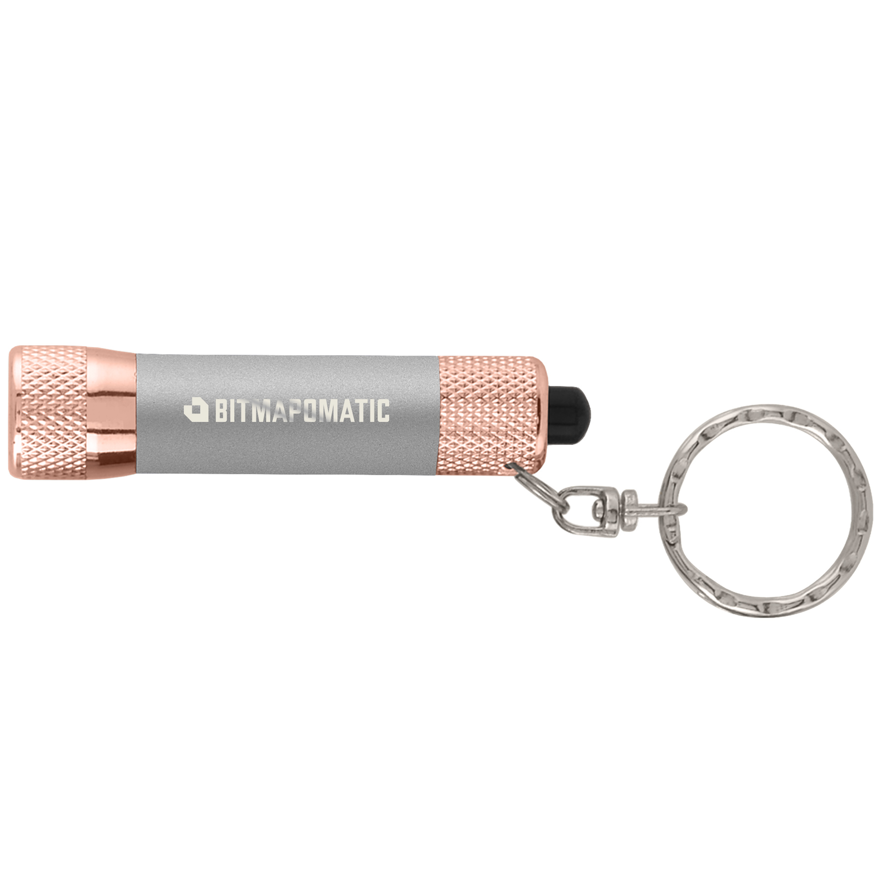 Chroma Softy Rose Gold Metallic - LED Flashlight with Keyring 4