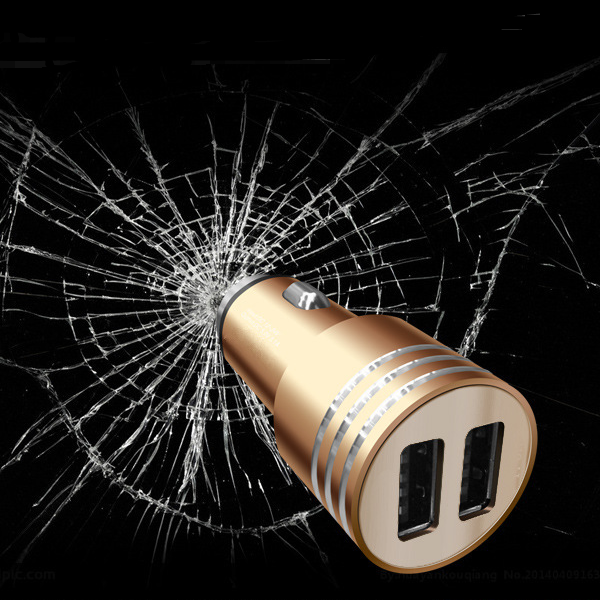Safety Hammer Dual USB Car Charger 4
