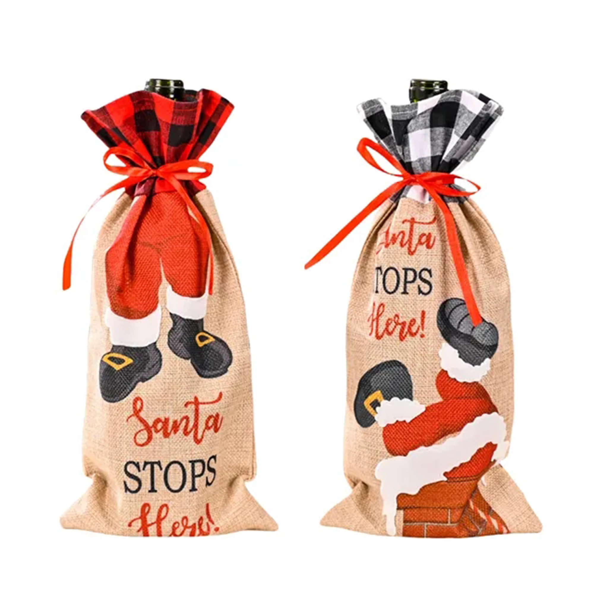 Christmas Red Wine Bag 3