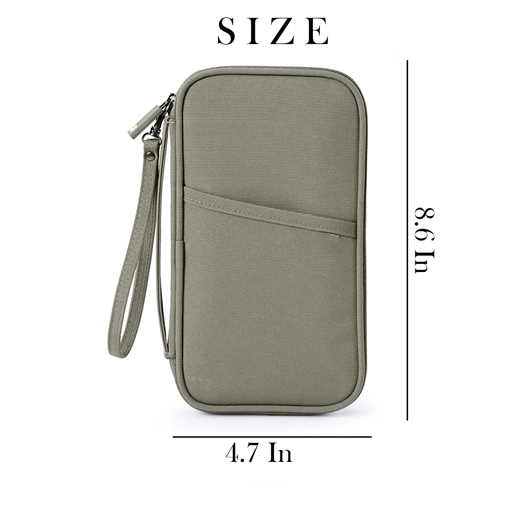 Nylon Travel Waterproof Passport Storage Bag 6