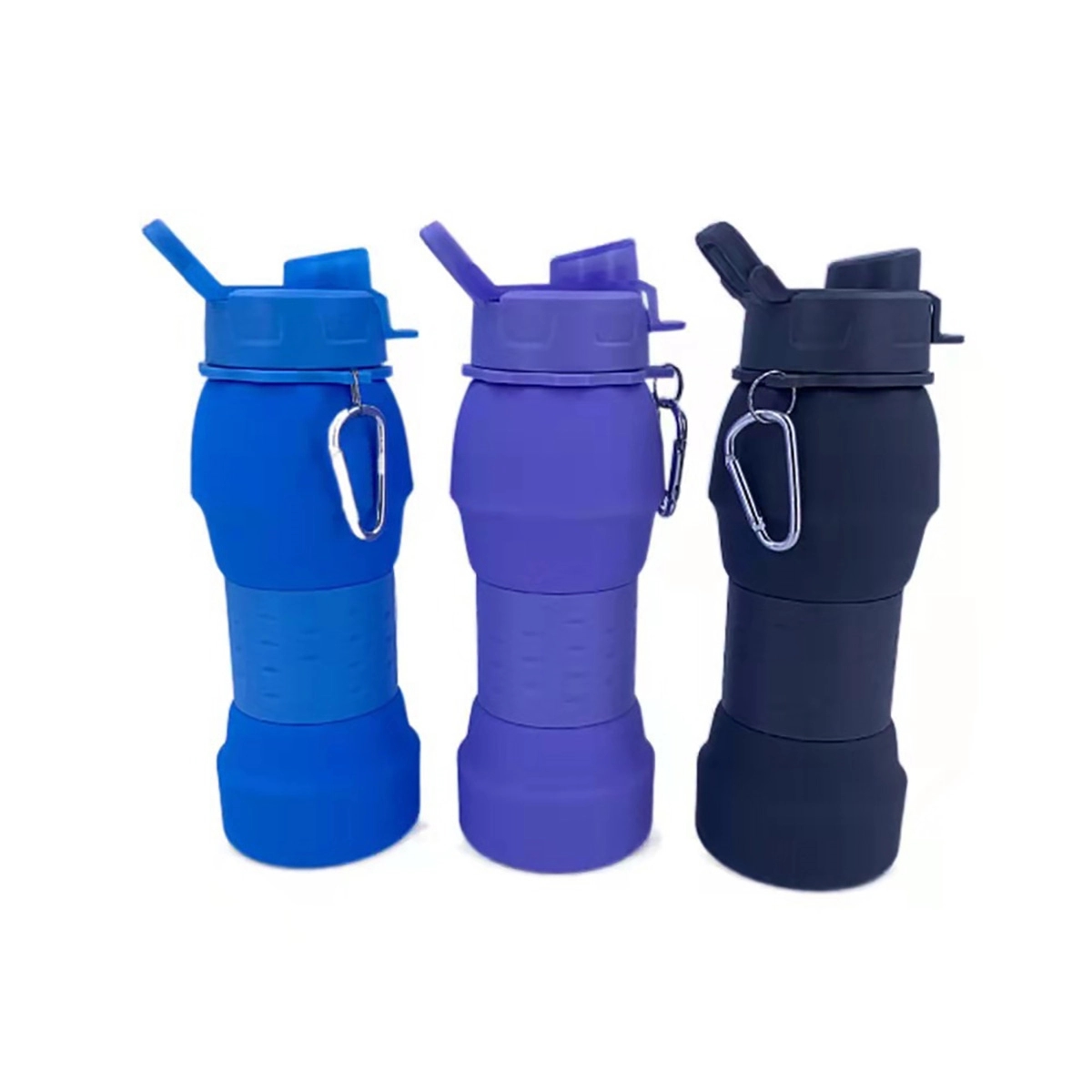 20.5Oz Silicone Collapsible Water Bottle 2
