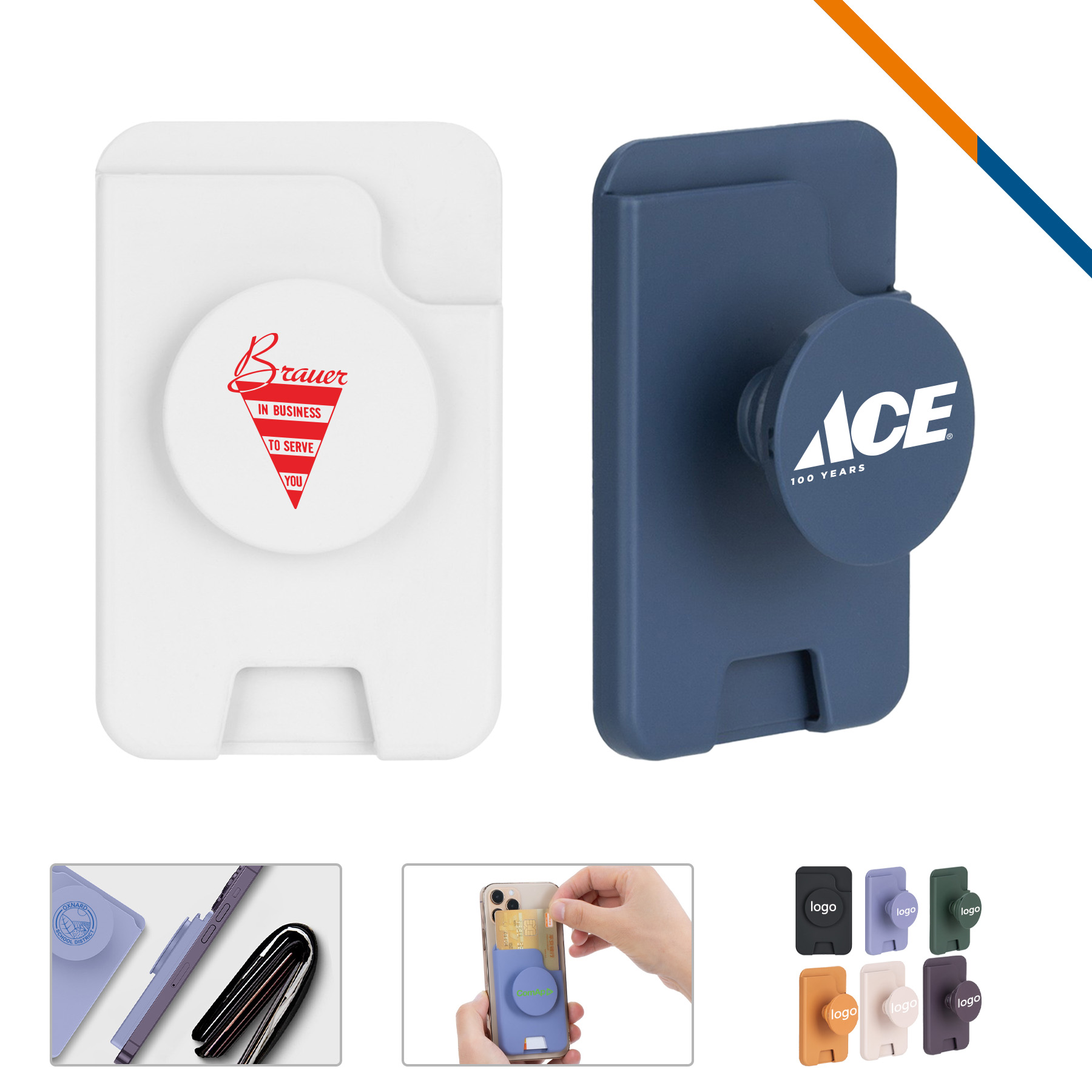 Berdo 2in1 Phone Magnetic Card Holder 8