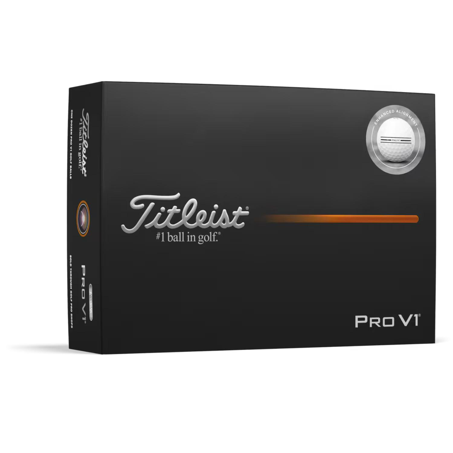 Titleist® 12 Pack Pro V1 AIM Enhanced Golf Balls 3