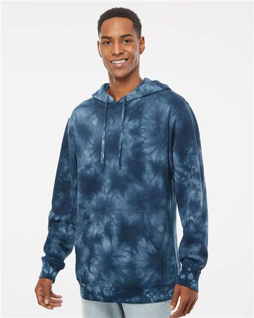 Unisex Midweight Tie-Dyed Hooded Sweatshirt - PRM4500TD 50