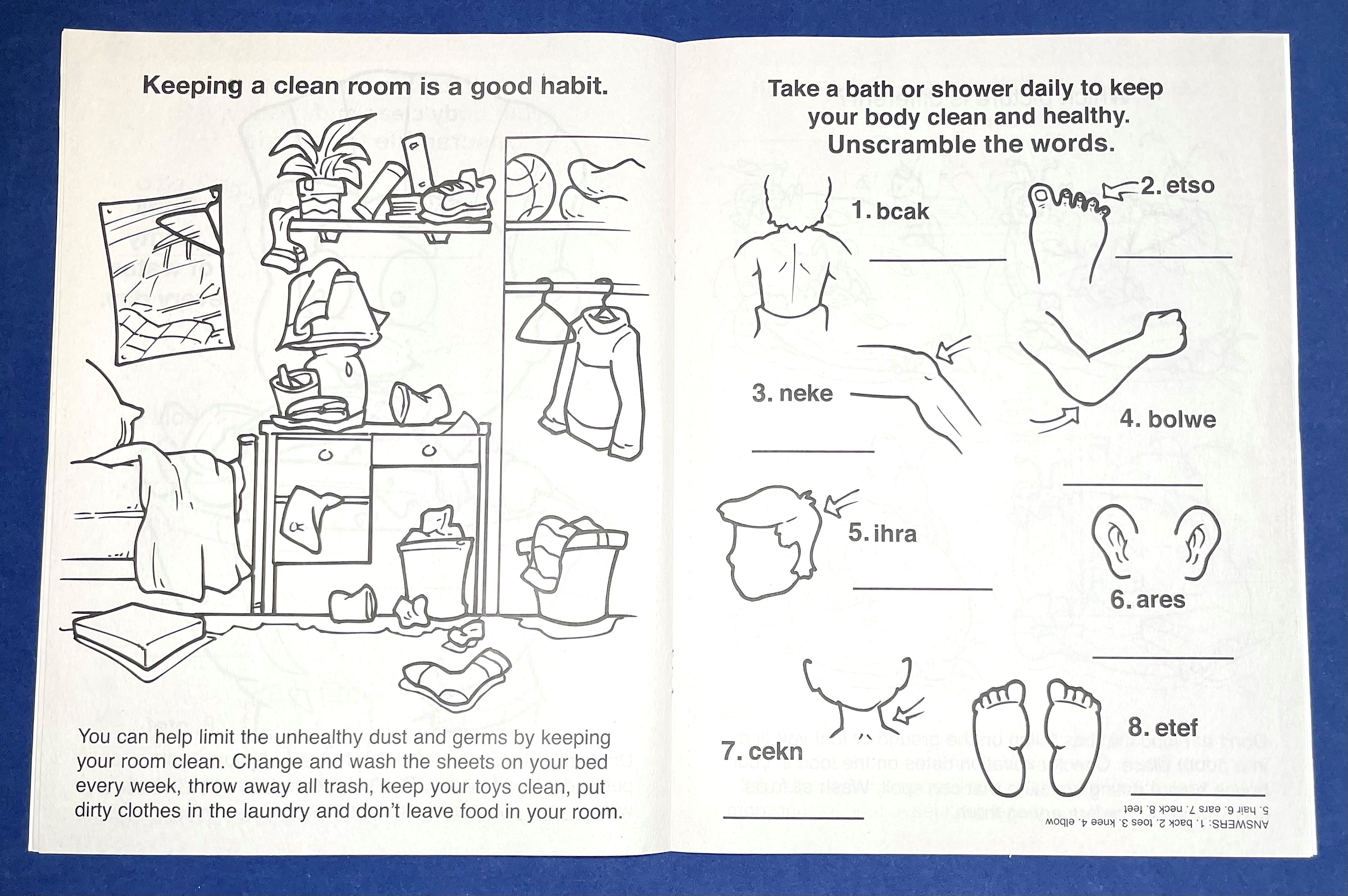 COLORING BOOK - Practice Healthy Habits Coloring & Activity Book 1