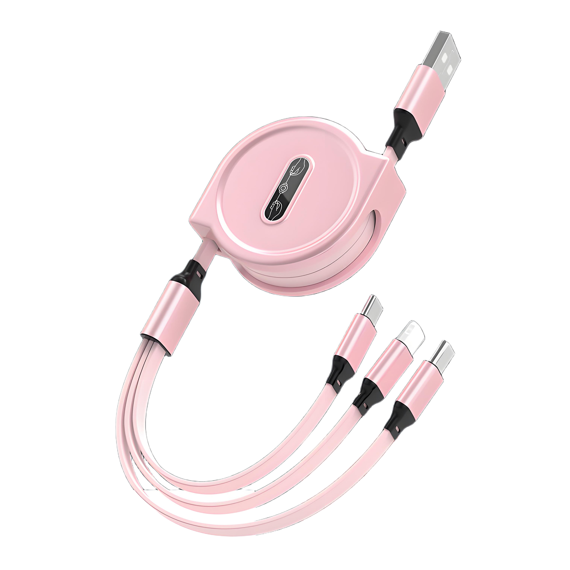 Retractable 3-in-1 Fast Charging Cable 7