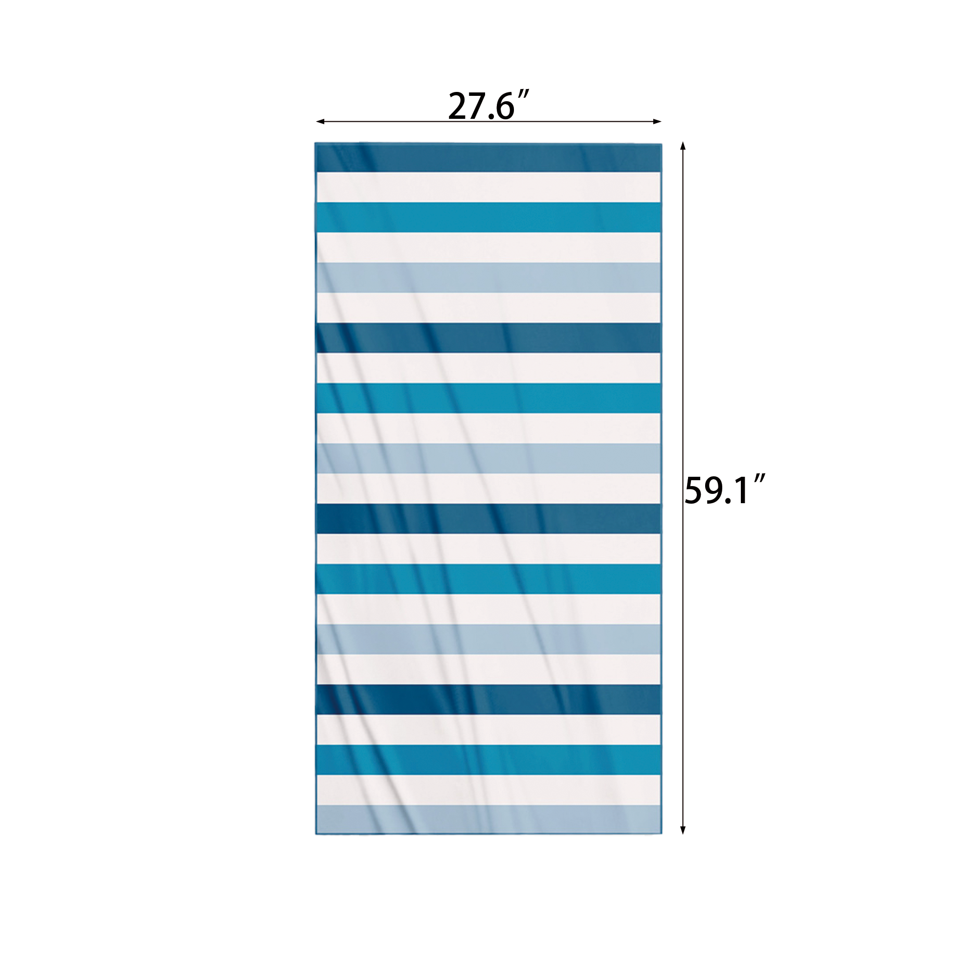 59"x28" Full Colors Custom Microfiber Beach Towels 2