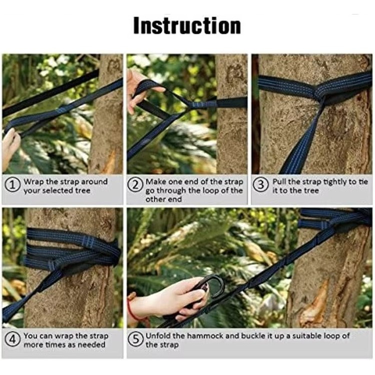 Single or Double Camping Hammock 2