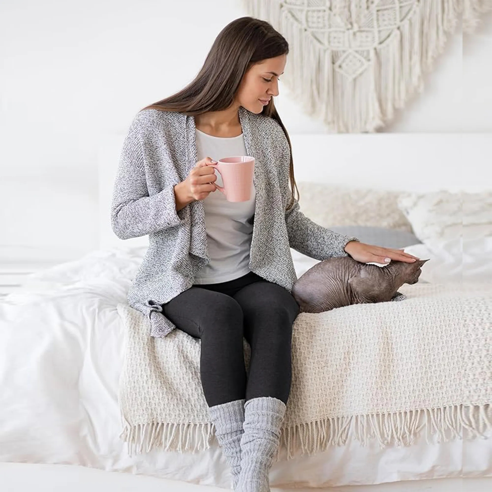 Women's Fleece Lined Thermal Leggings With Stretch 4