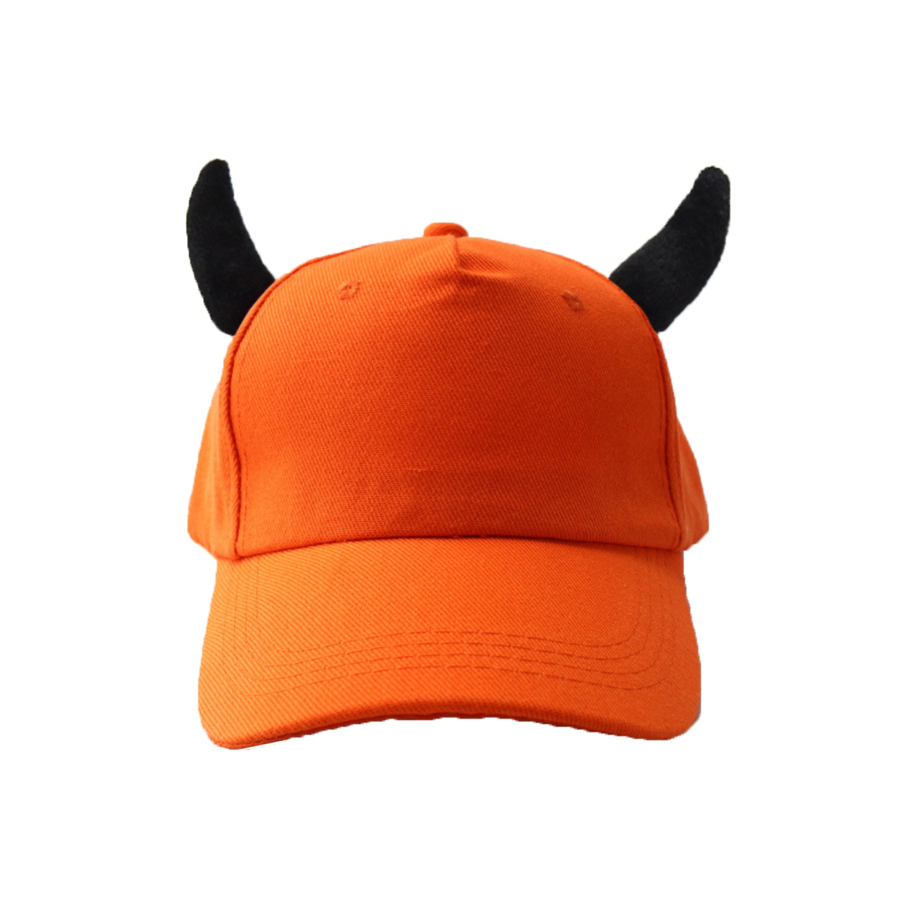 5 pannel Horn Peaked Baseball Cap 2