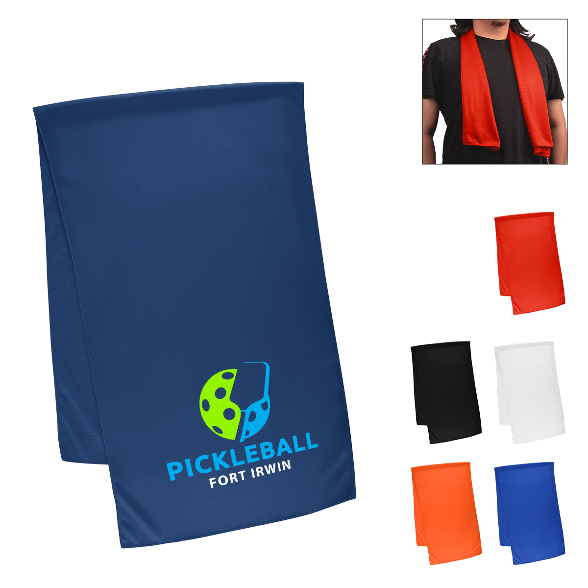 Large rPET Cooling Sport Towel