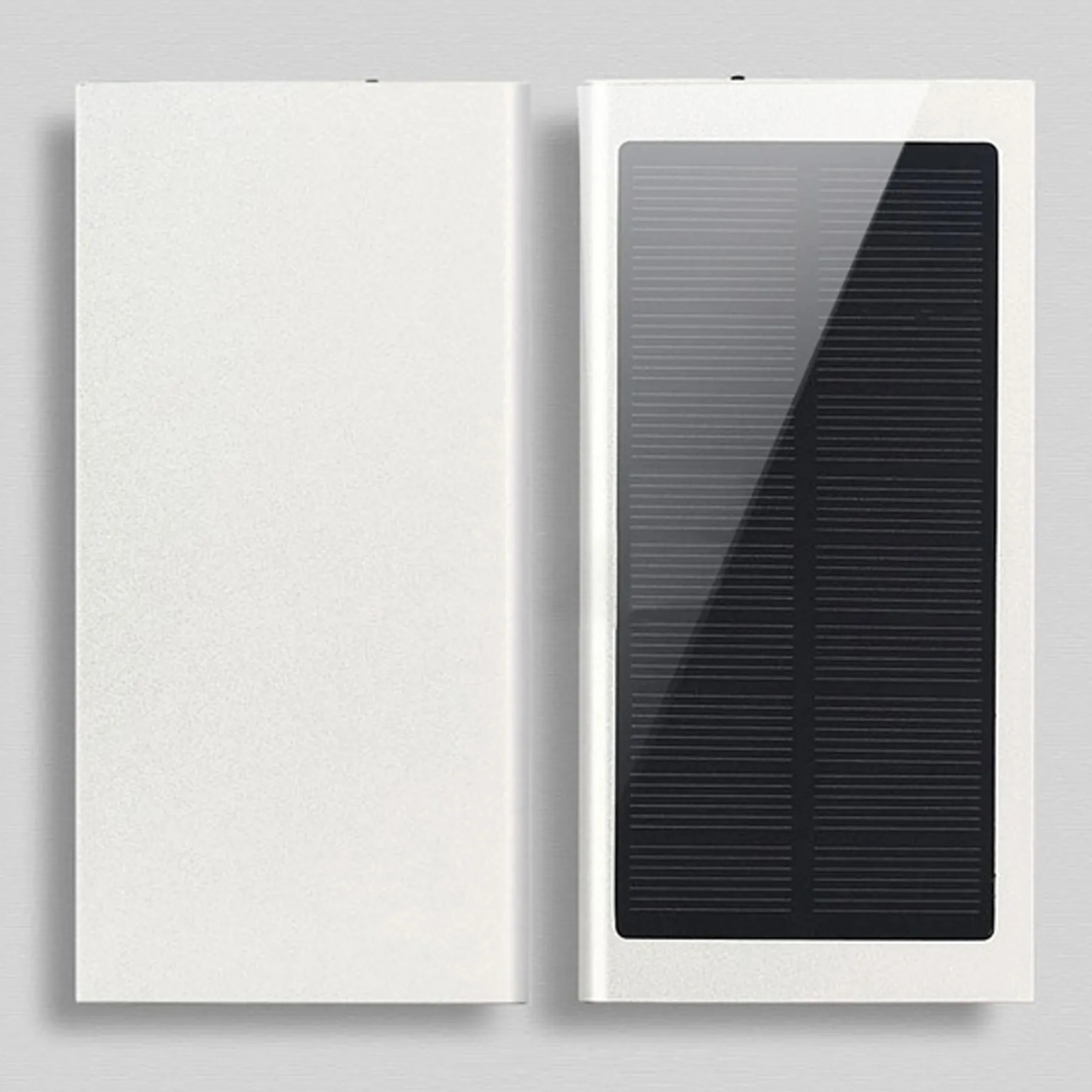 Slim Aluminum Solar Power Bank with 8000mAh Battery 4