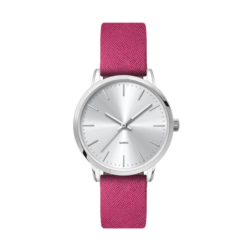 30.5MM, SILVER METAL CASE, 3-HAND MVT 2