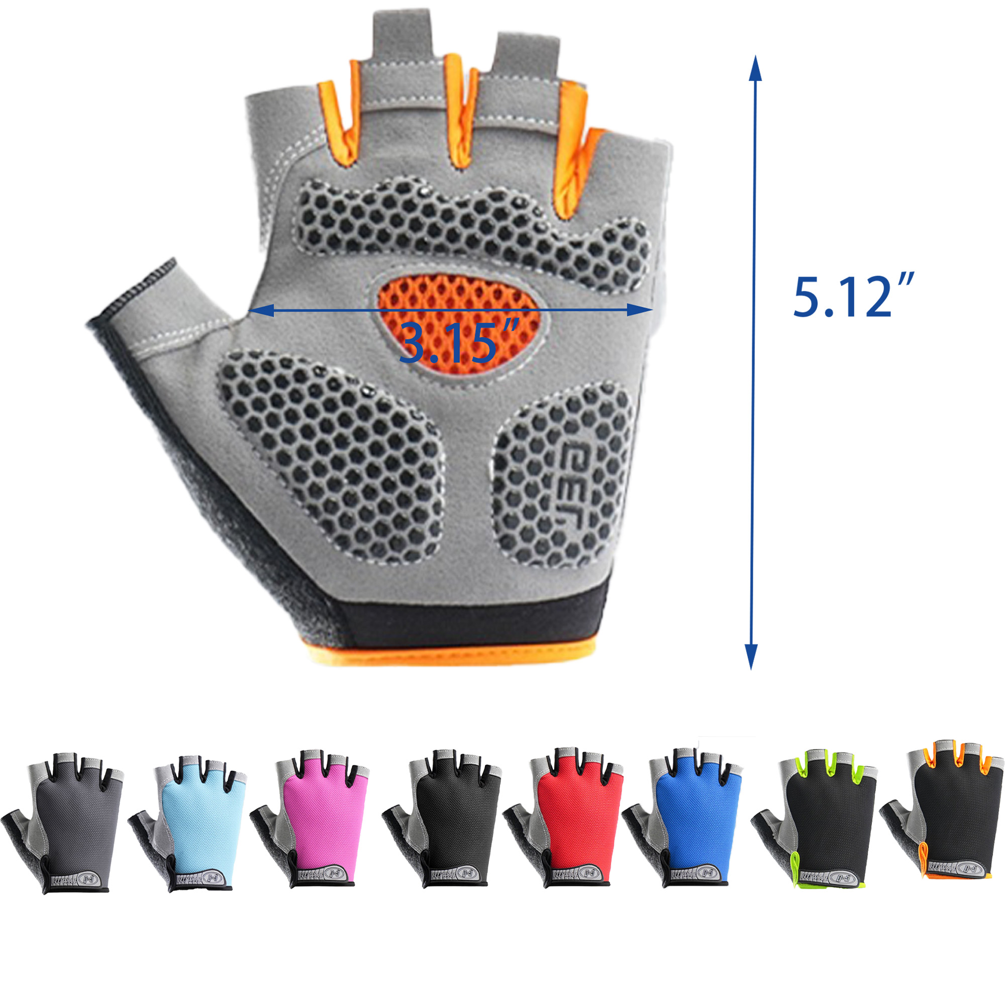 Workout Climbing Fingerless Gloves for Men and Women 2