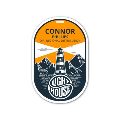 USA Made Laminated Event Tag (5.75"x3.75") Rectangle