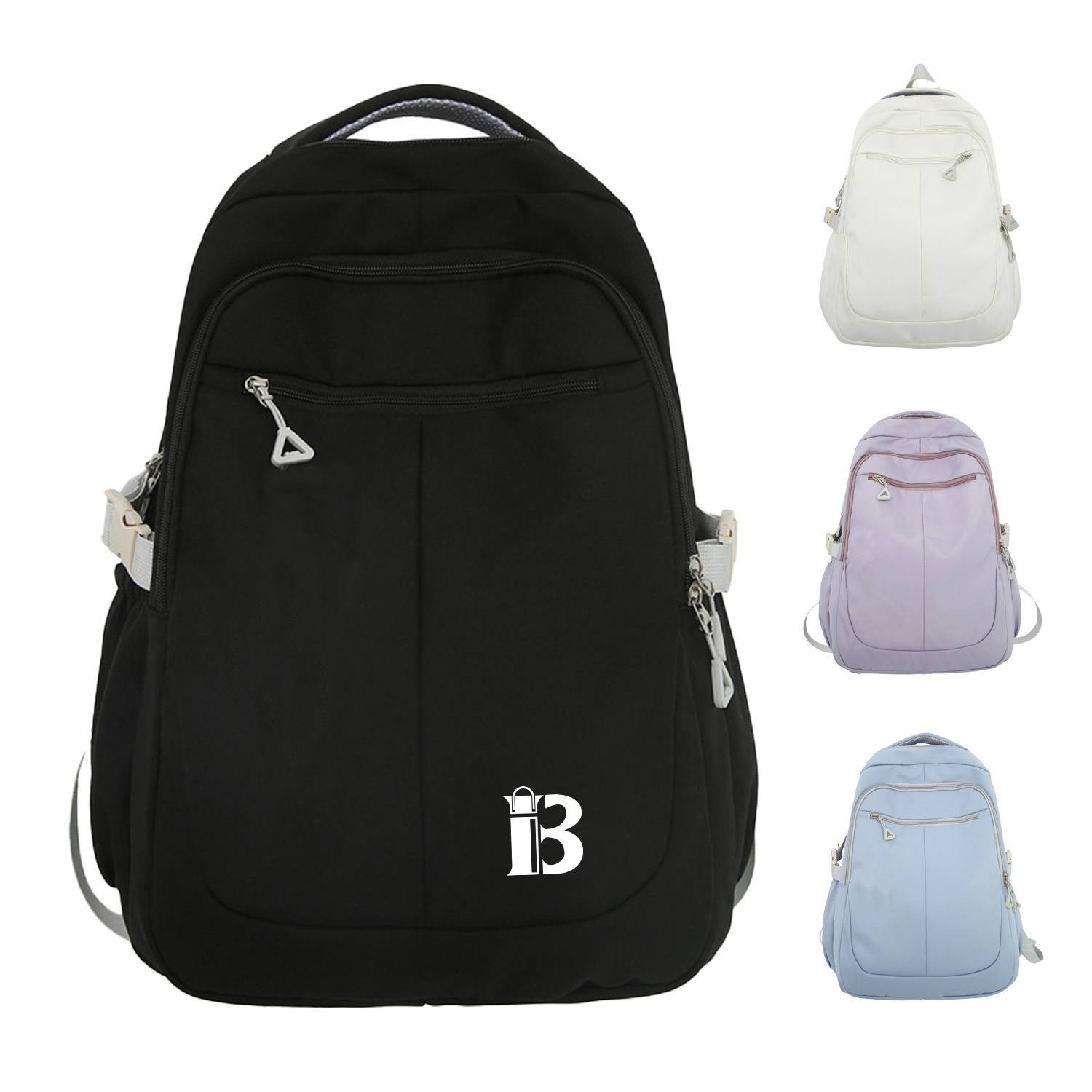 Nylon Bookbags Shoulder Laptop Backpack 2