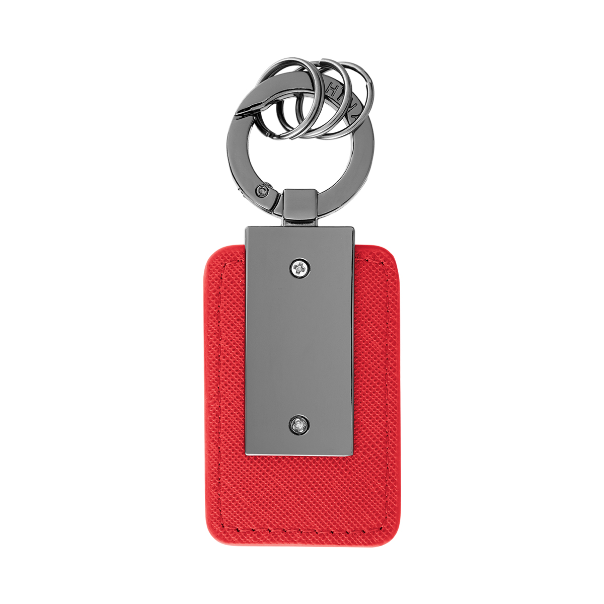 Leatherette Carabiner Clip Key Tag 22