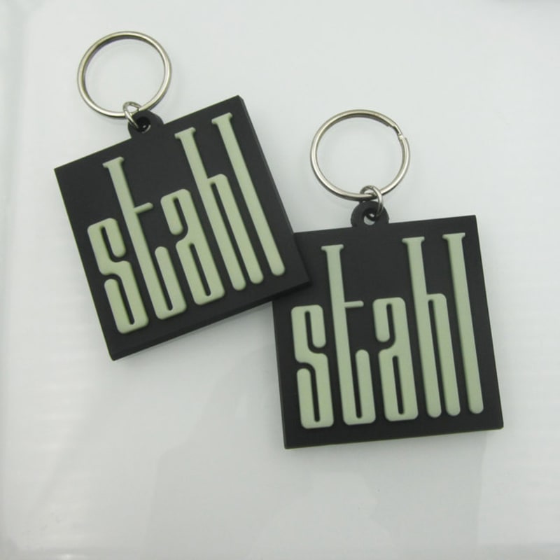 Custom Shaped PVC Keychains 15