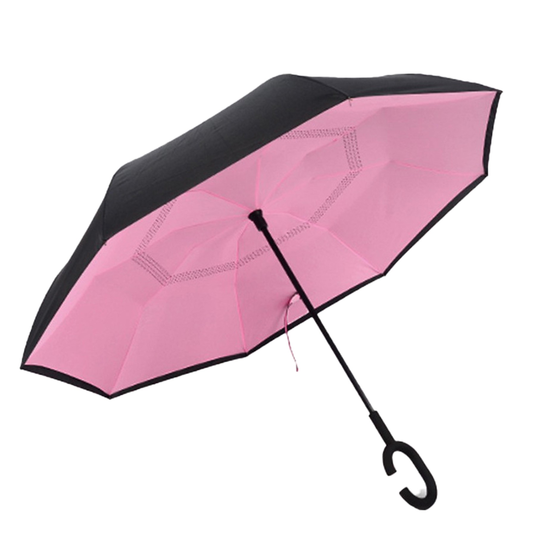 48" Arc Two-Tone Inverted Reverse Umbrella 4