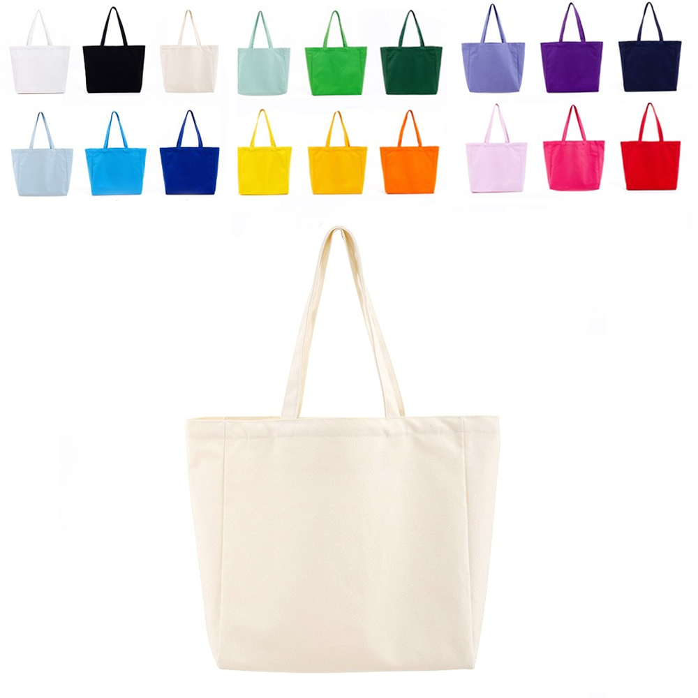 10 oz Polyester-Cotton Grocery Shopping Tote Bag 1