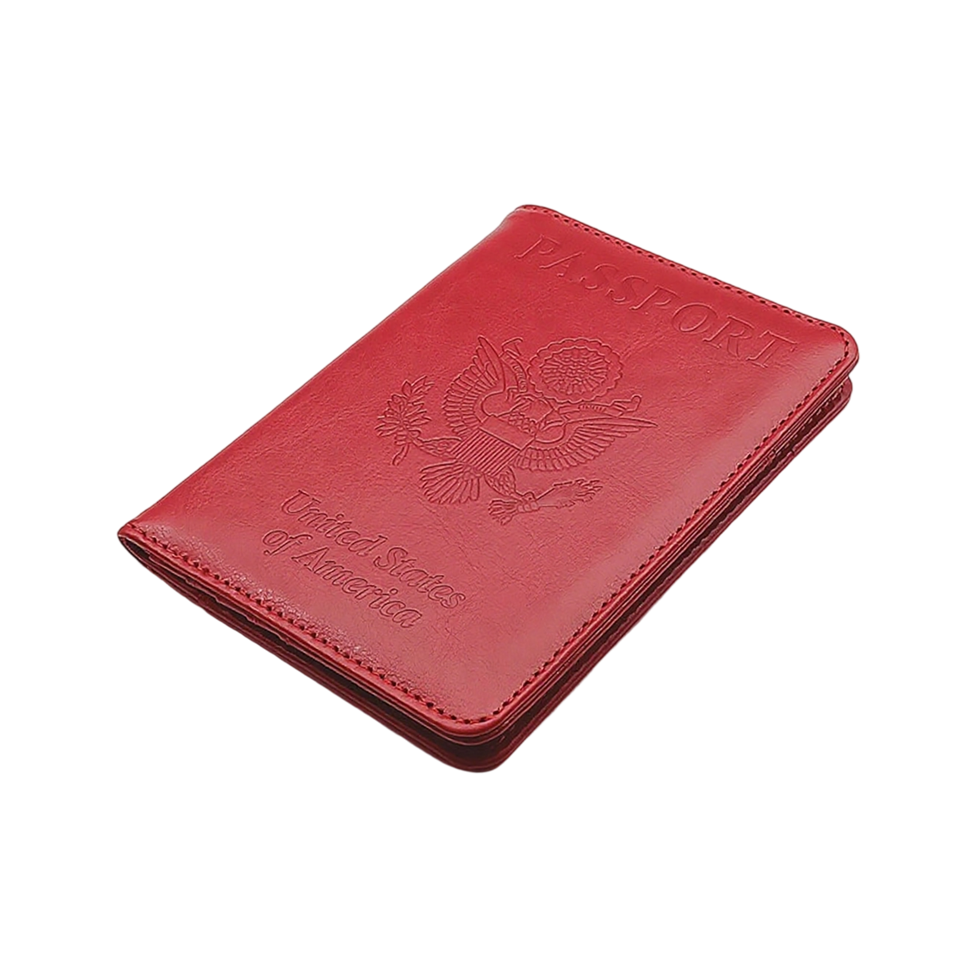 PU Leather Passport Wallet With RFID Blocking 5.5" By 4.1" 6