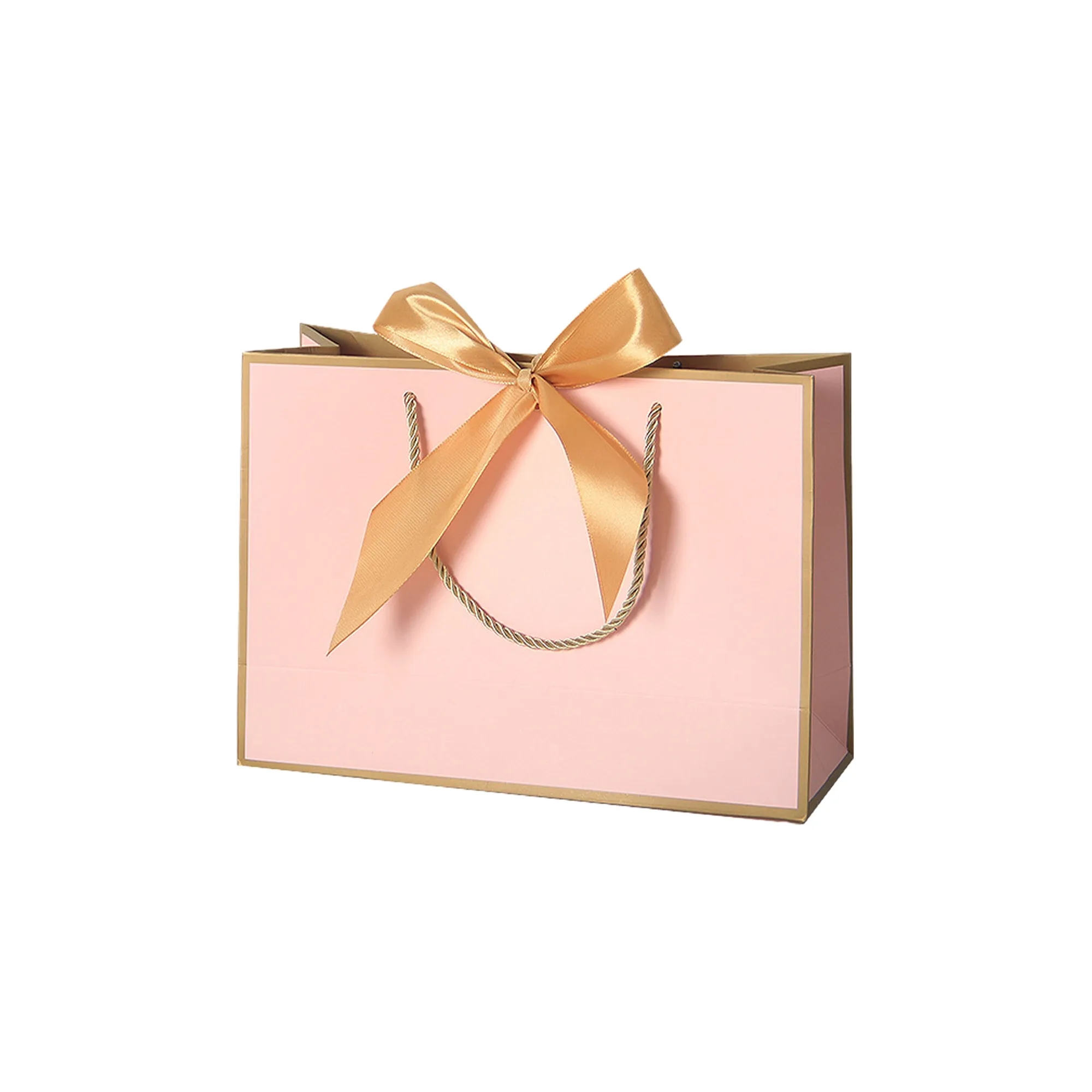 Elegant Paper Gift Bag with Bowknot 3