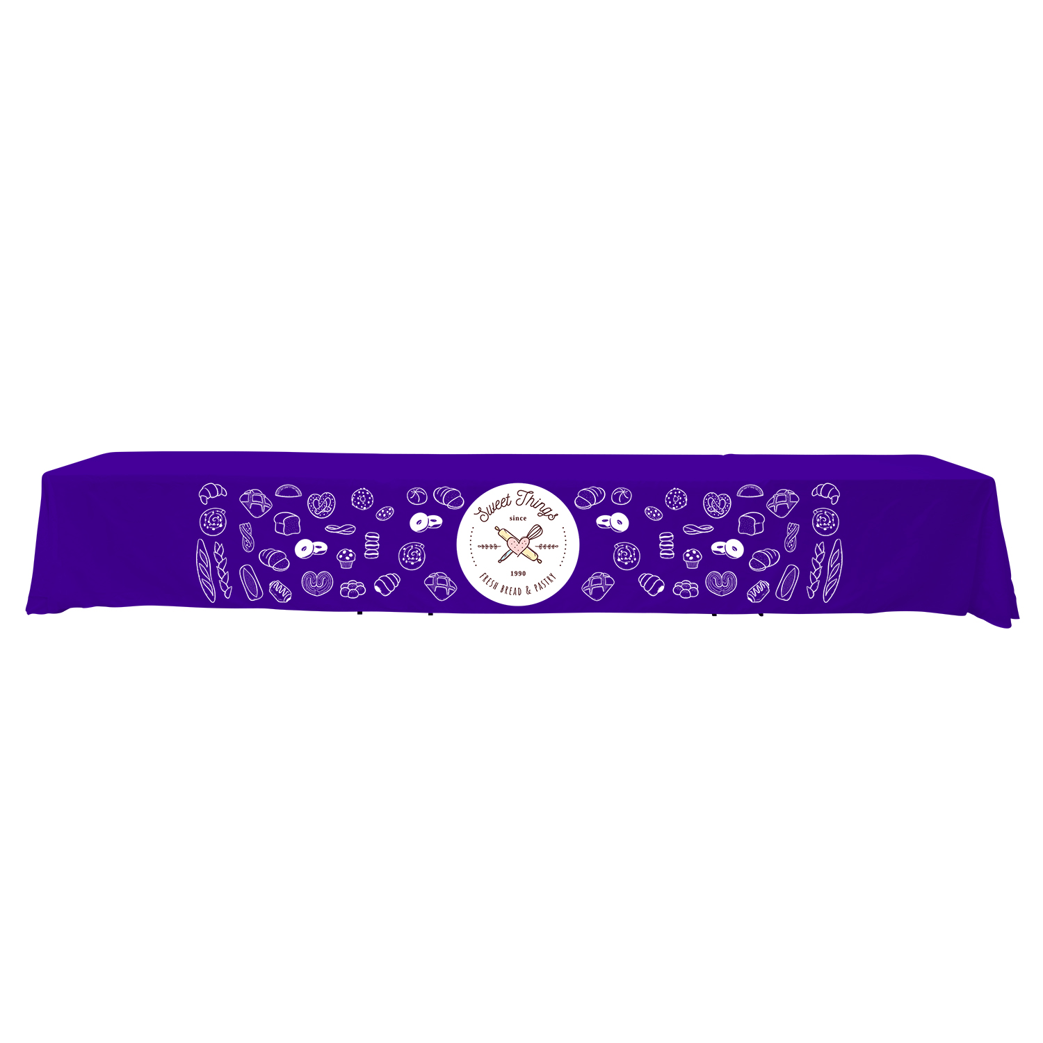 16' Economy Table Throw (Full-Color Front Only) 17