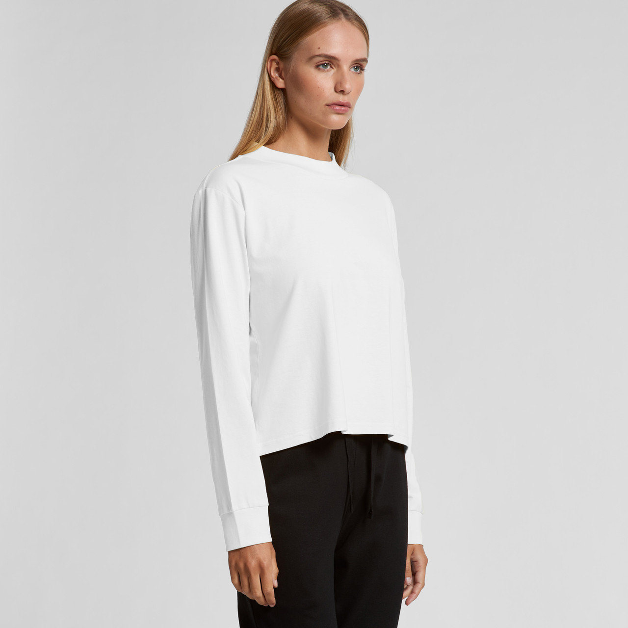 Wo's Mock L/S Tee | 4070 5