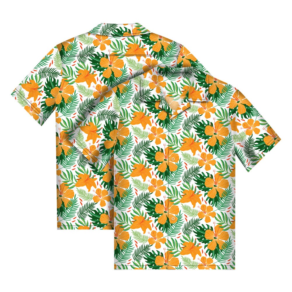Men's Sublimated Hawaiian Cuban Collar Camp Shirt 2