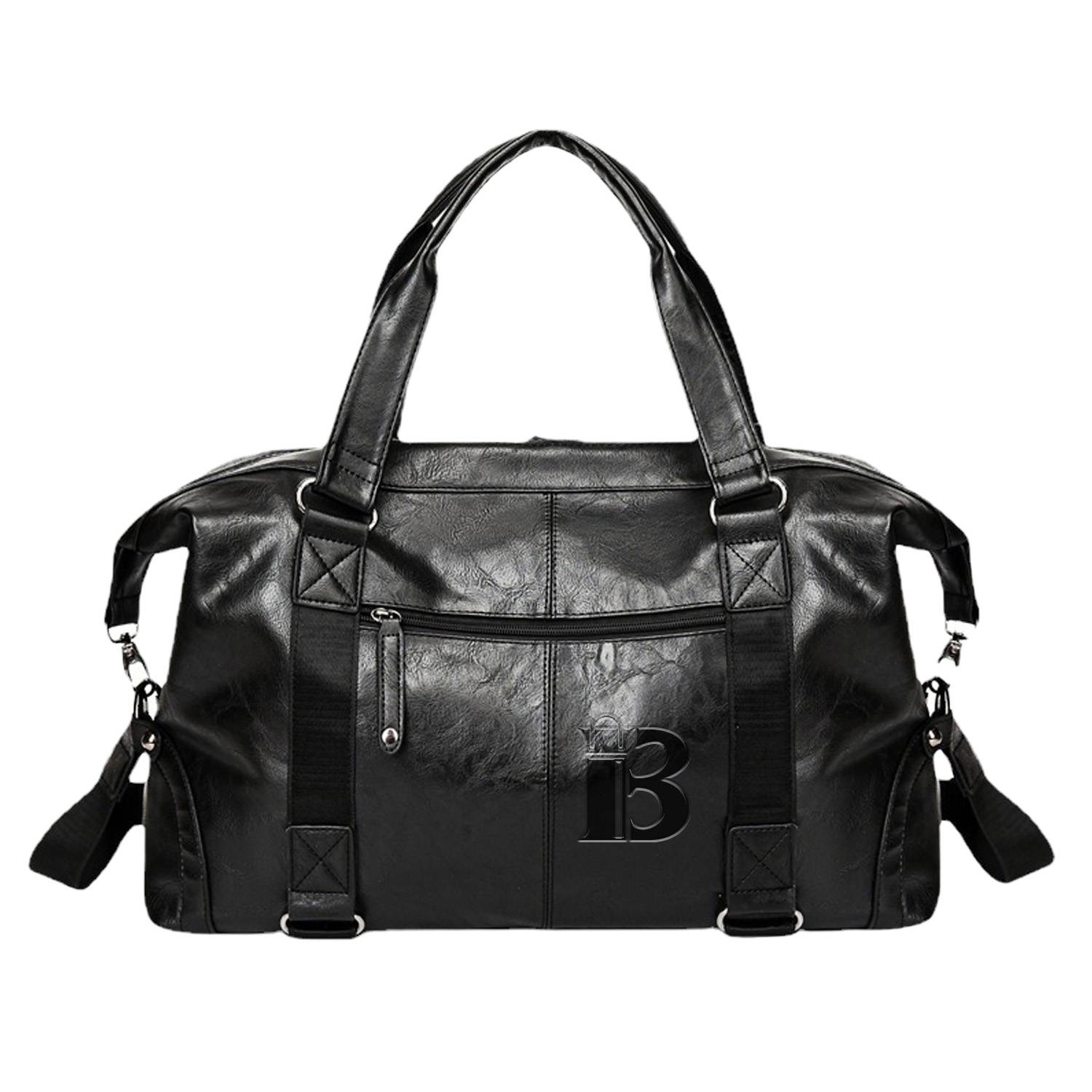 PU Leather Waterproof Travel Duffel Bag 6