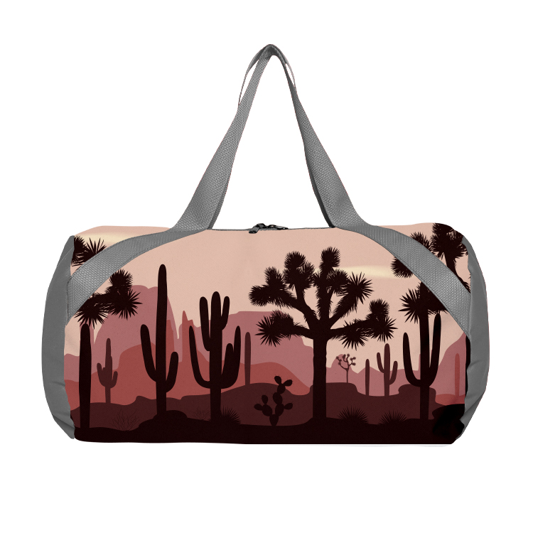 Round Duffel Bag- Full Color-Sewn in the USA 10
