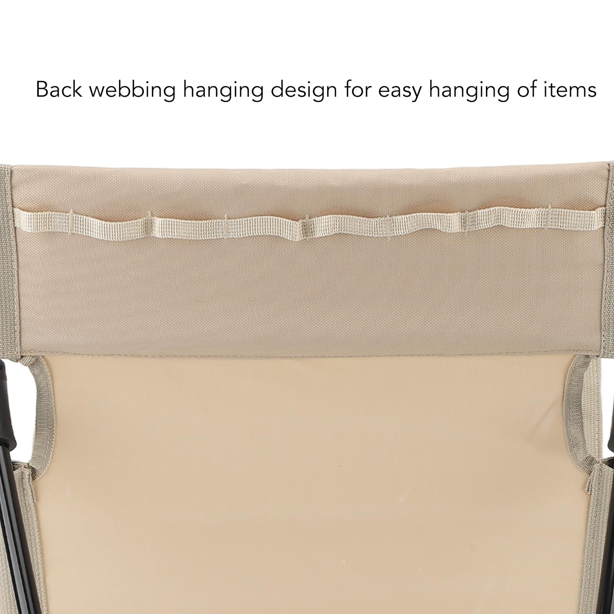 Folding Beach Chair with Durable Oxford Cloth and Steel Frame 7