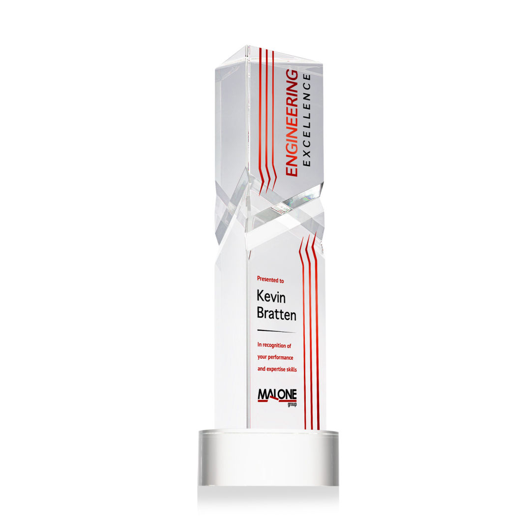 Oakham VividPrint™ Award on Stanrich Base - Clear