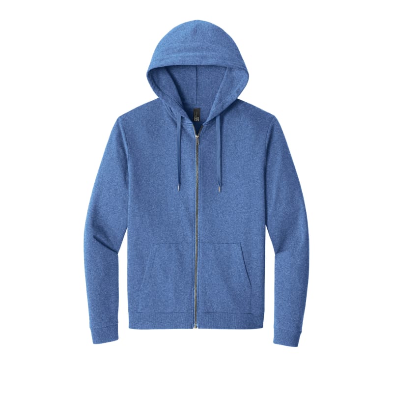 District Perfect Tri Fleece Full-Zip Hoodie, custom hoodie or sweatshirt with logo imprint 12