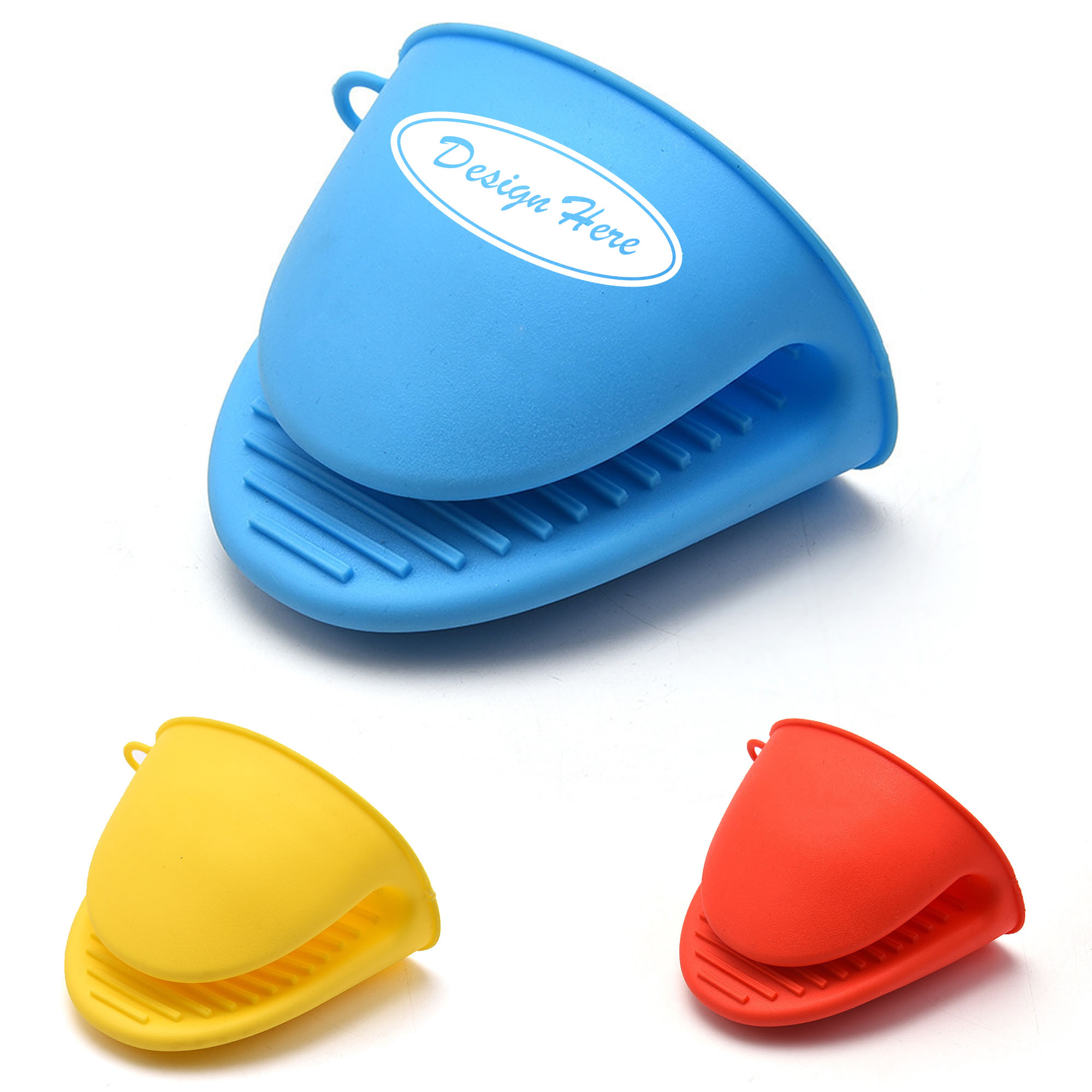 Silicone Heat Resistant Cooking Pinch Mitts 2
