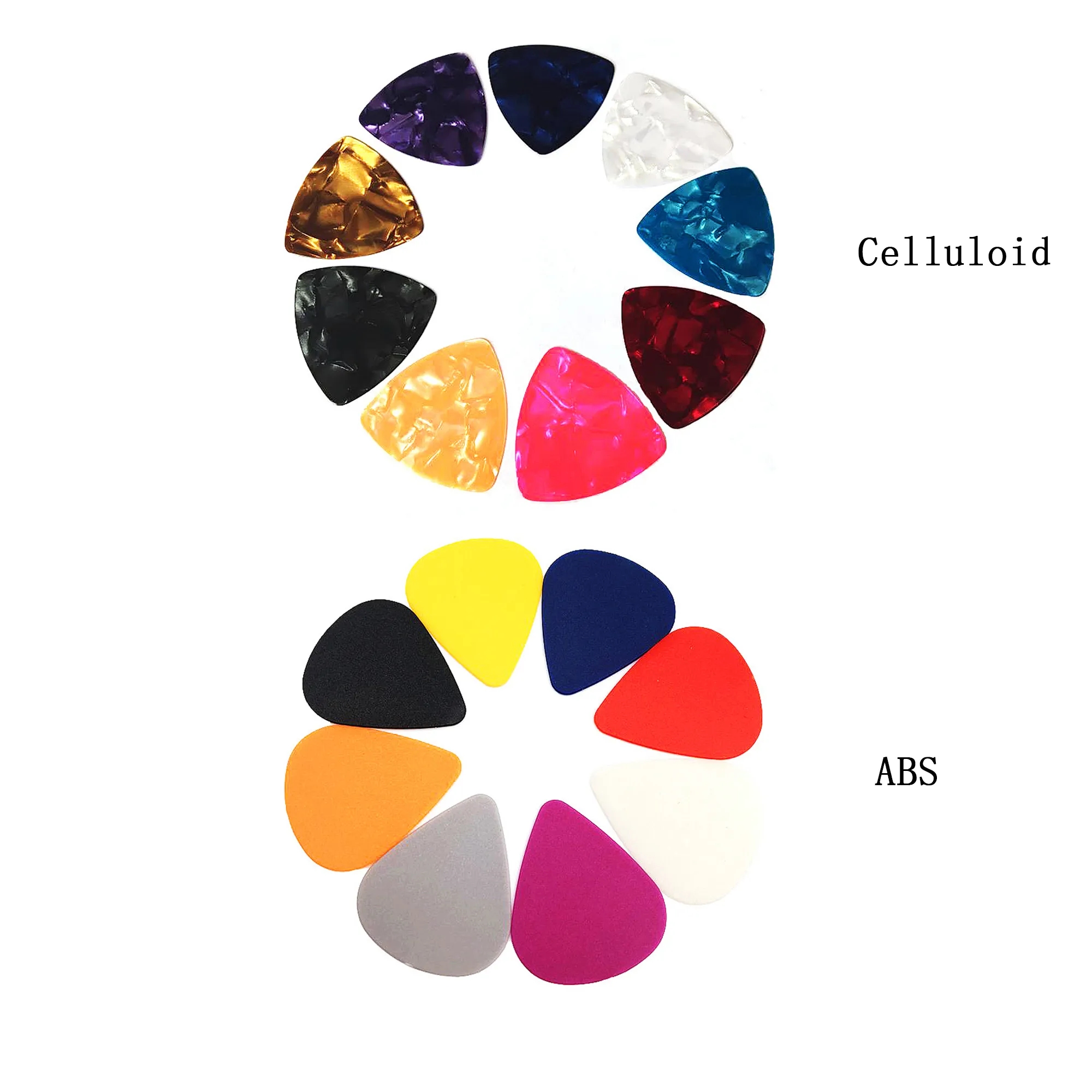 Custom Logo 0.5/0.75/1.0mm Guitar Picks Plectrums 5
