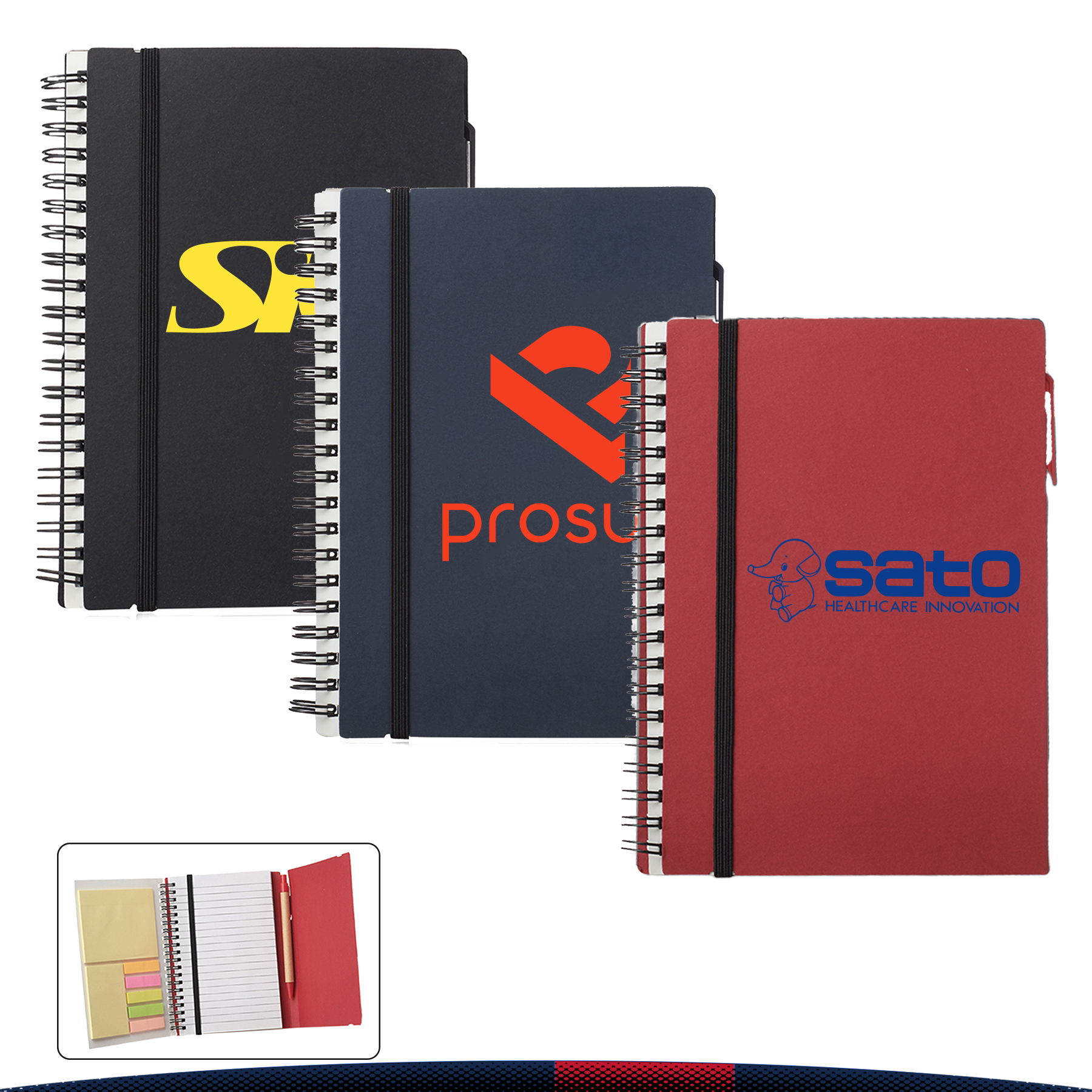 Brode Spiral Notebooks 3