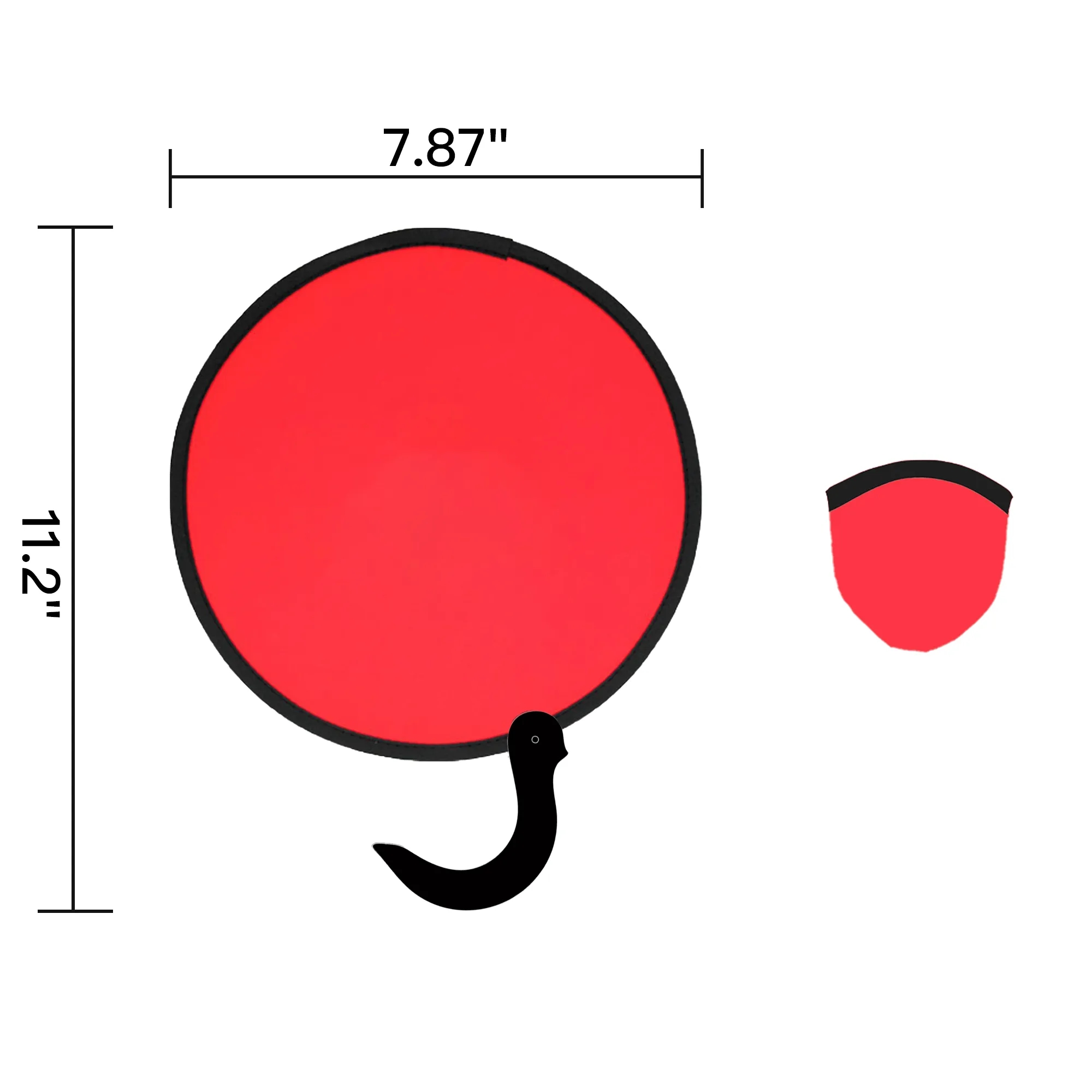 Foldable Round Nylon Fan w/Bag 1