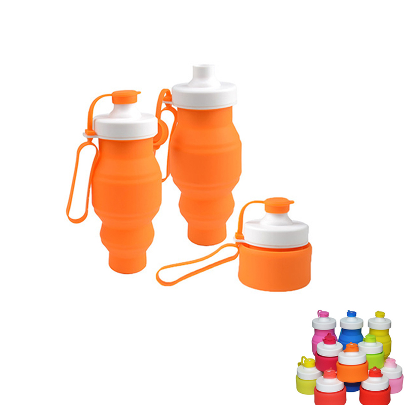 Folding Portable Silicone Travel Sport Water Bottle 1