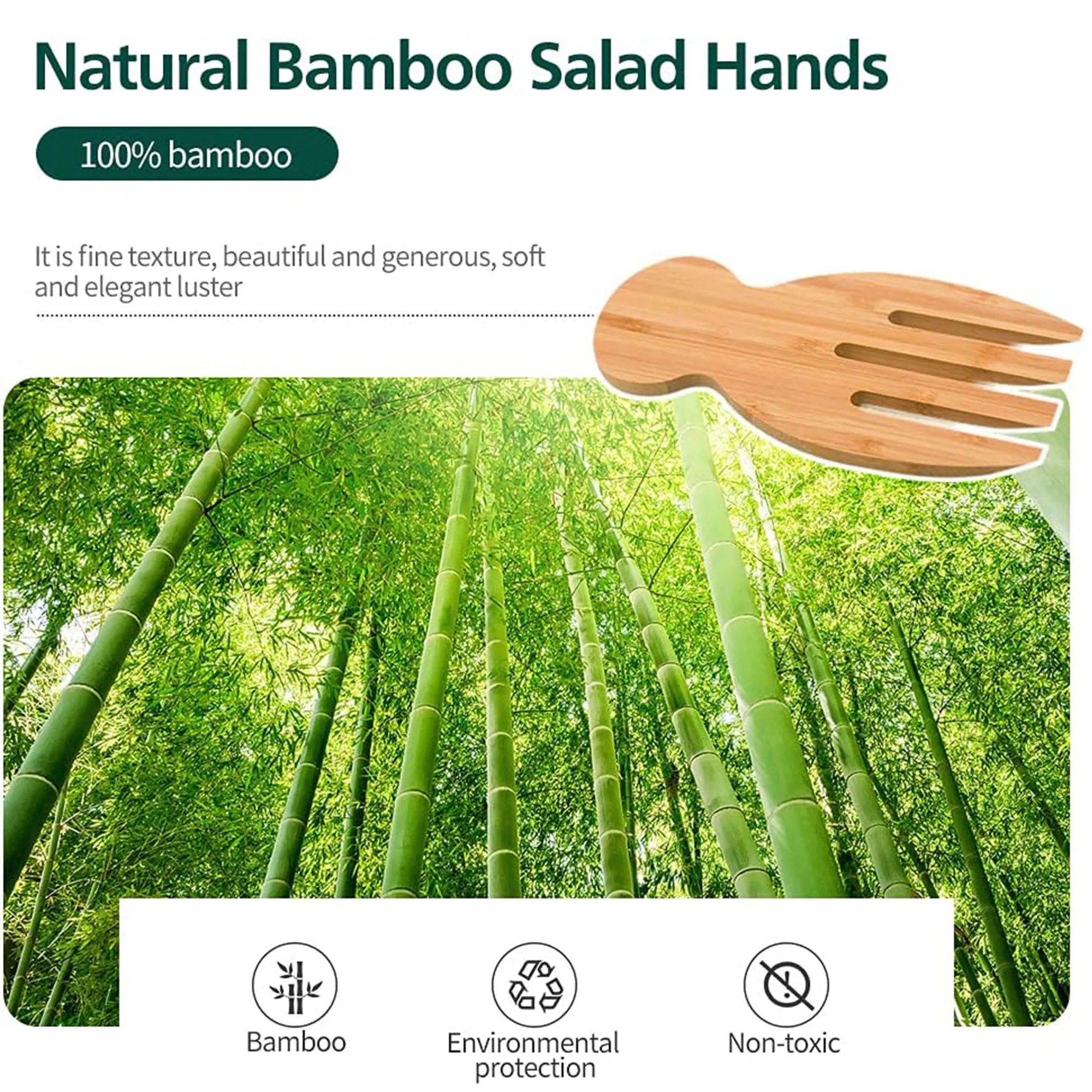 Bamboo Salad Hands 10