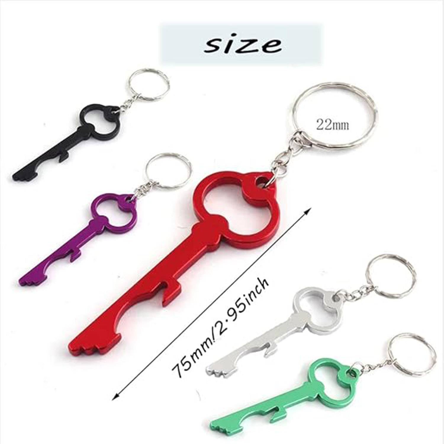 Key Ring Bottle Opener Keyfob Keychains For Decoration 3
