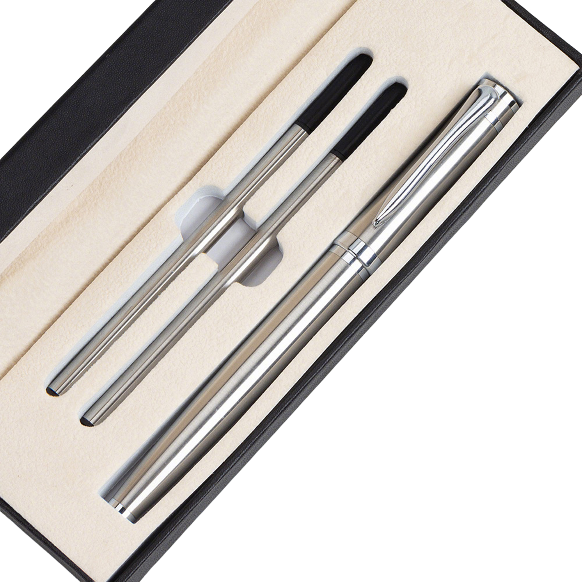 Metal Signature Gel Ink Pen Gift Box With Two Refills 2