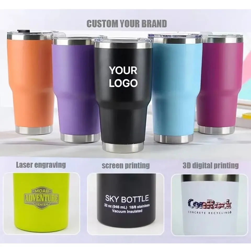 Custom Logo Printed 30 oz Travel Tumbler 7