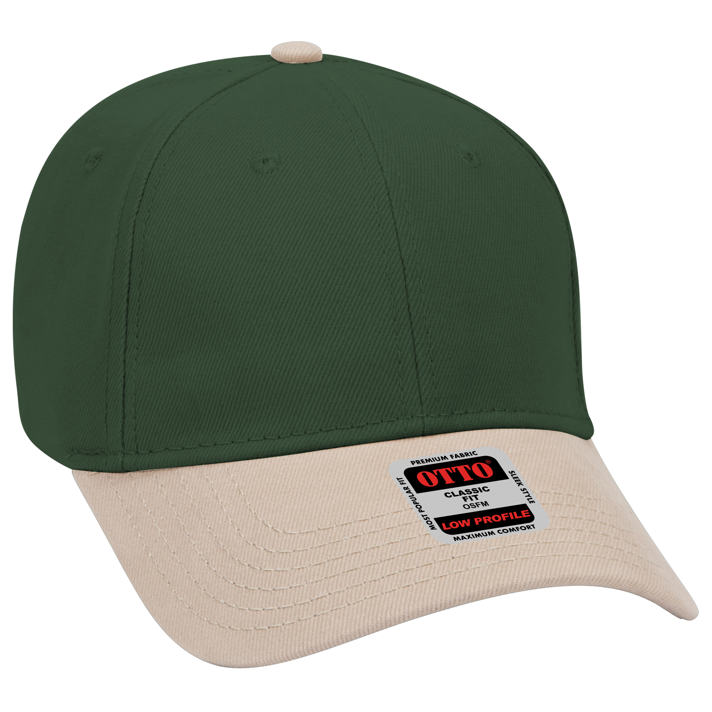 OTTO CAP® 6 Panel Low Profile Baseball Cap 34
