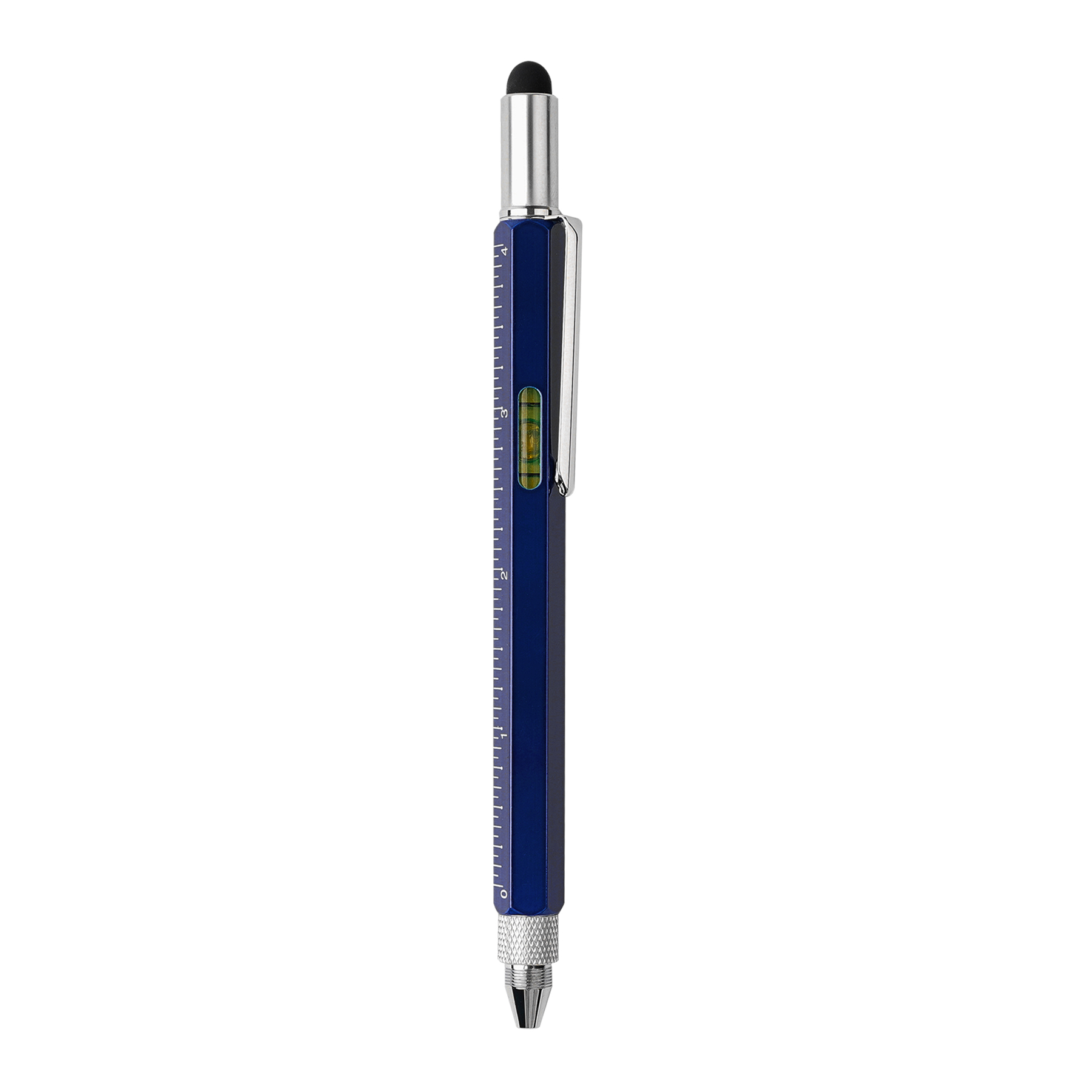 6-In-1 Metal Multi-Function Tool Pen With Stylus & Level 10