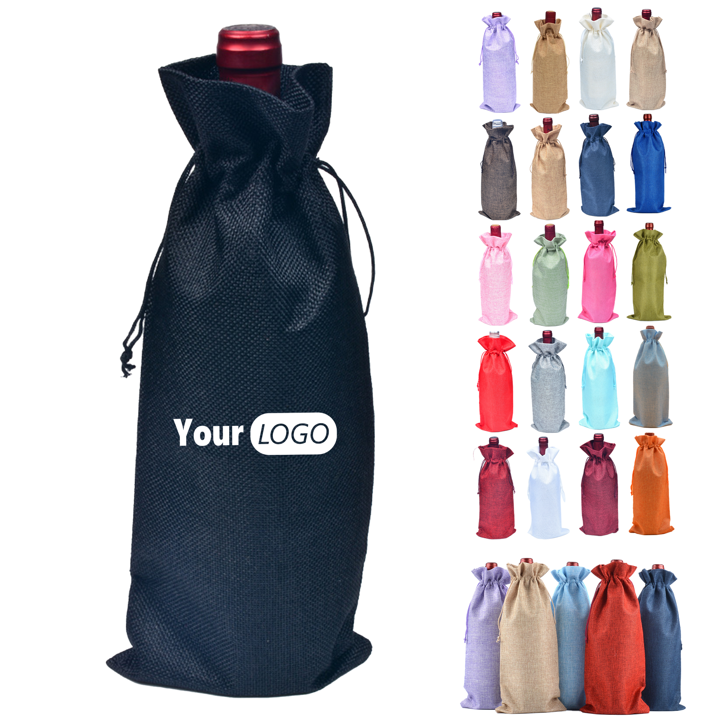 Jute Bunkou Red Wine Bag 2