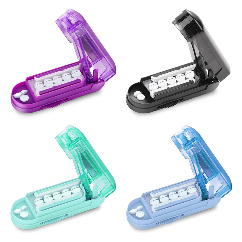 Portable Adjustable Multiple-Pill Splitter Cutter 5