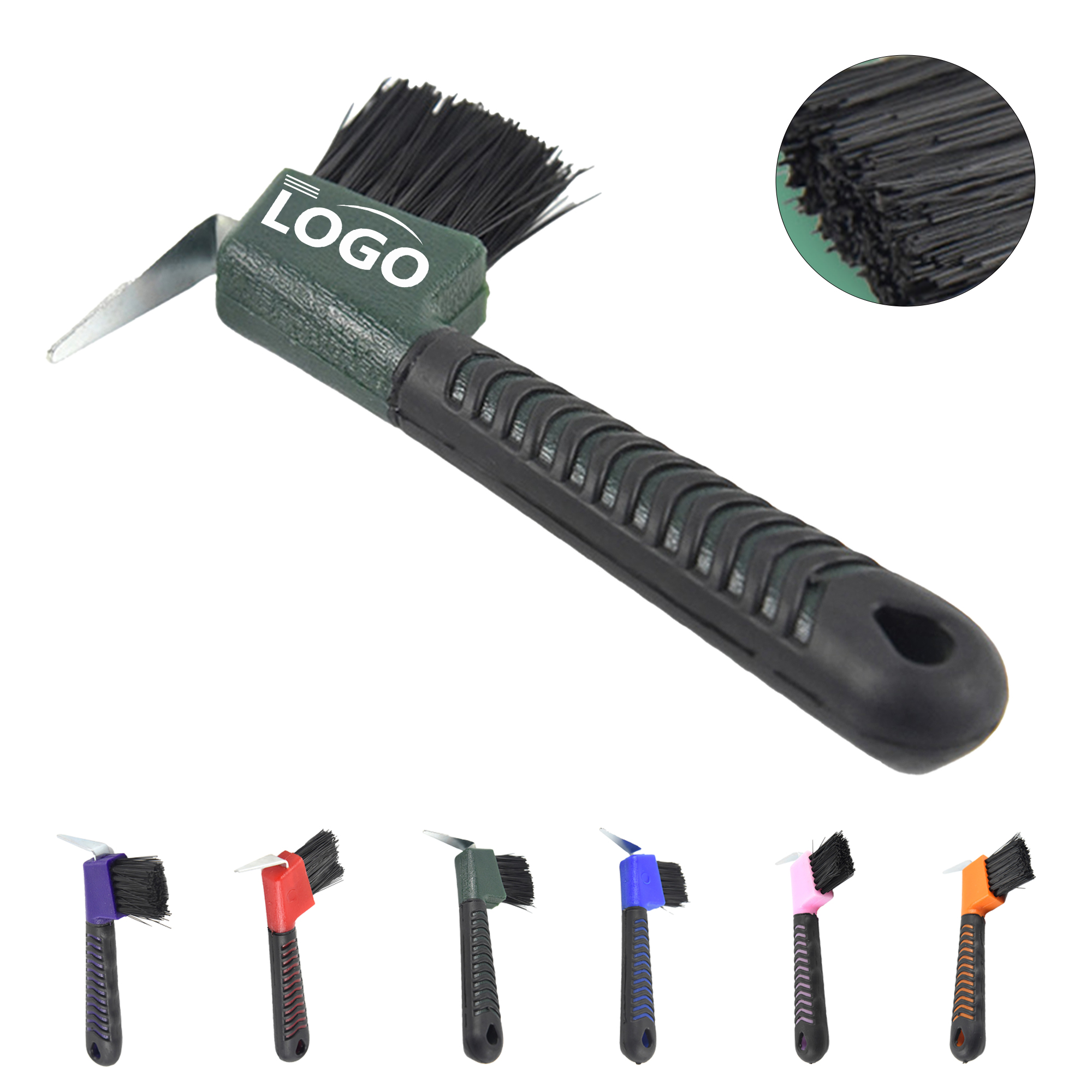 Horse Hoof Cleaning Brush with Hook 9